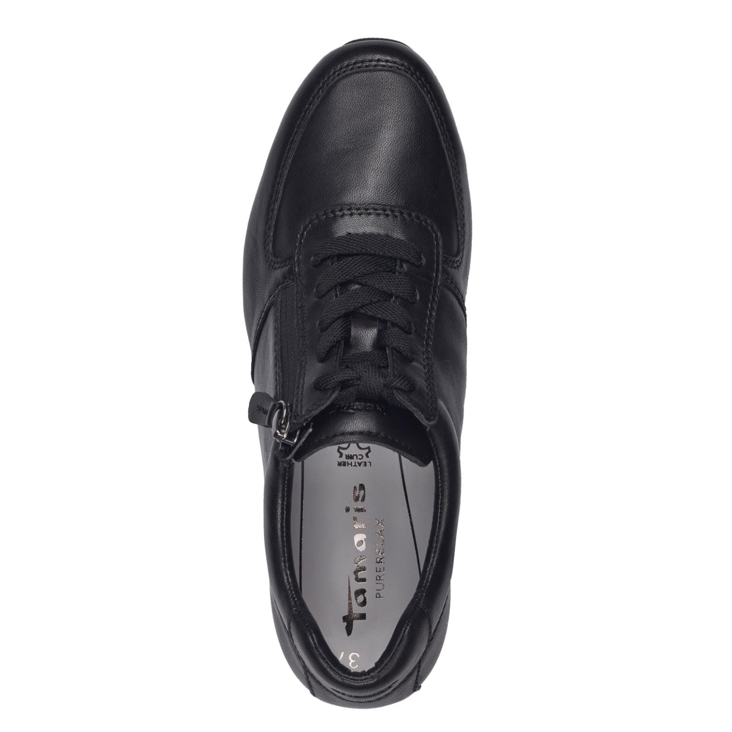 Tamaris Vinny Sneakers 1-23711-42 in Black Leather