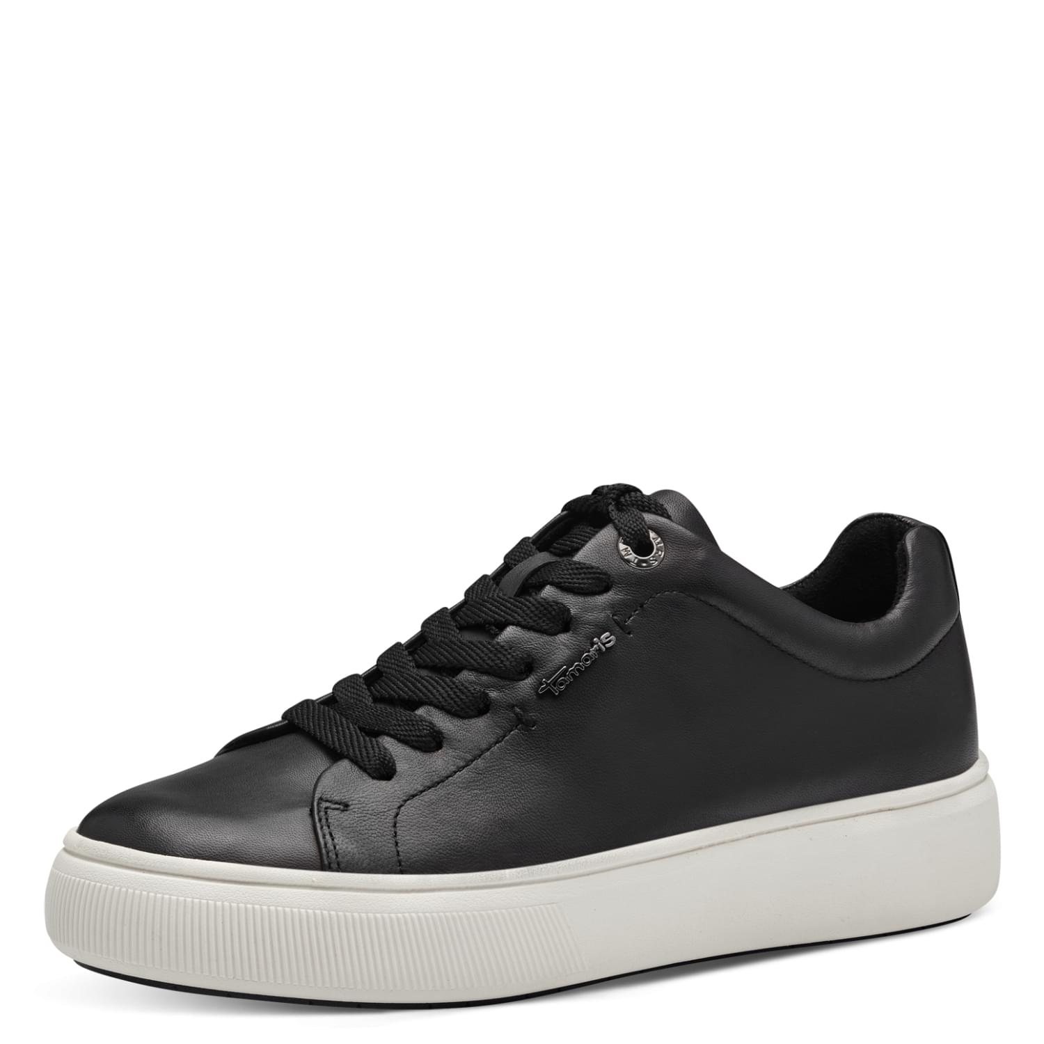 Tamaris Violetta Sneakers 1-23736-42 in Black Leather