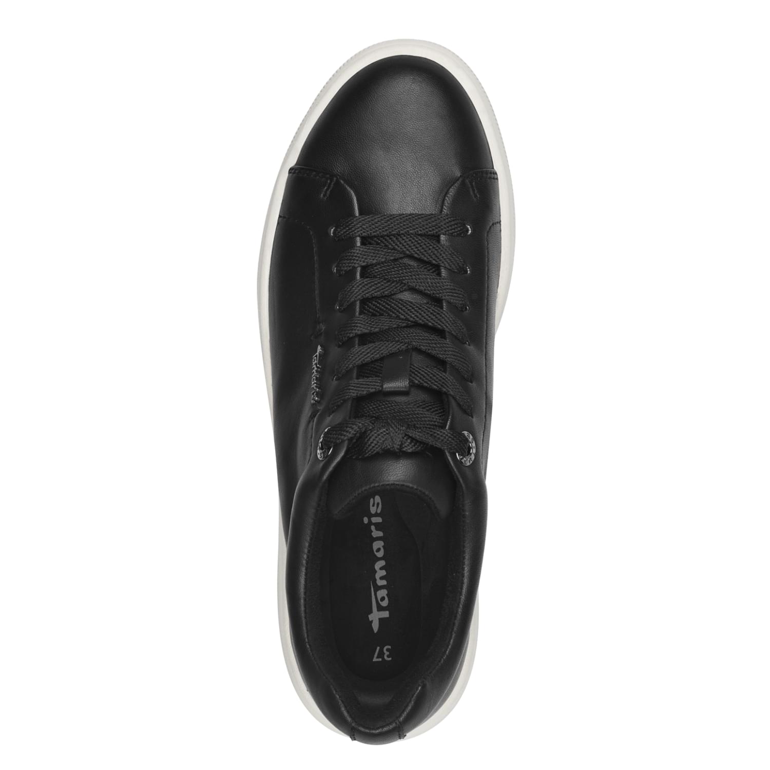 Tamaris Violetta Sneakers 1-23736-42 in Black Leather