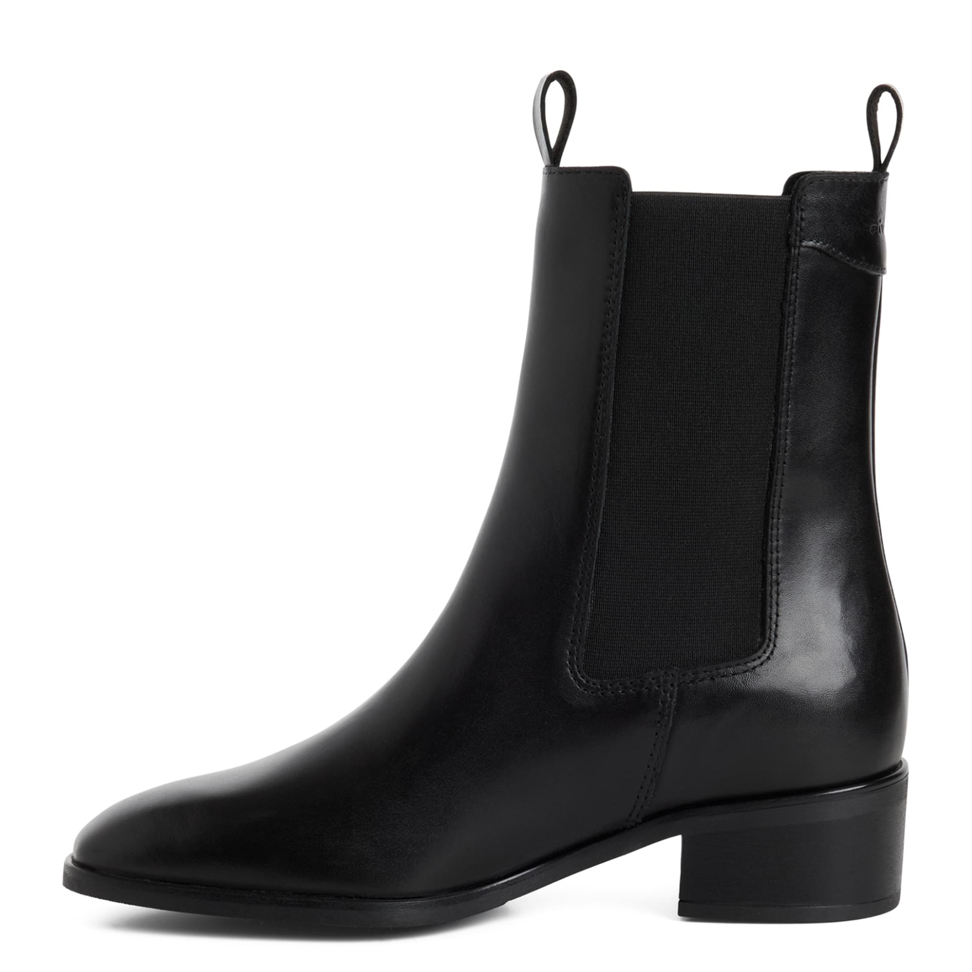 Tamaris Watson Chelsea Boots cuir in Black Leather, côté intérieur (SKU 1-25304-47--003)