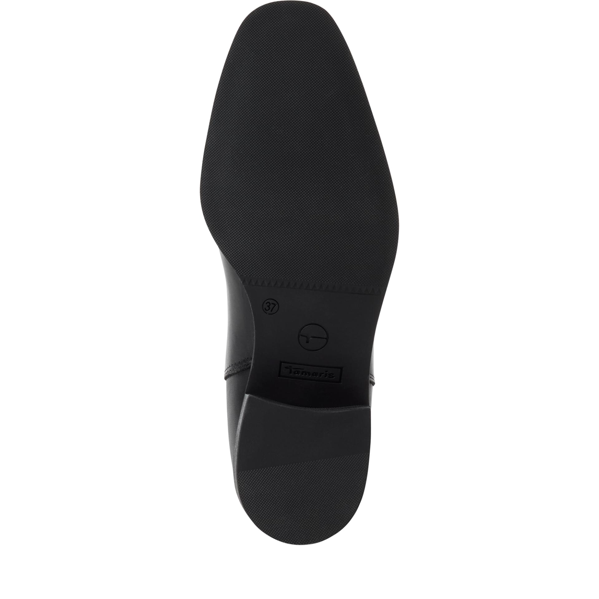 Tamaris Watson Chelsea Boots cuir in Black Leather, semelle (SKU 1-25304-47--003)