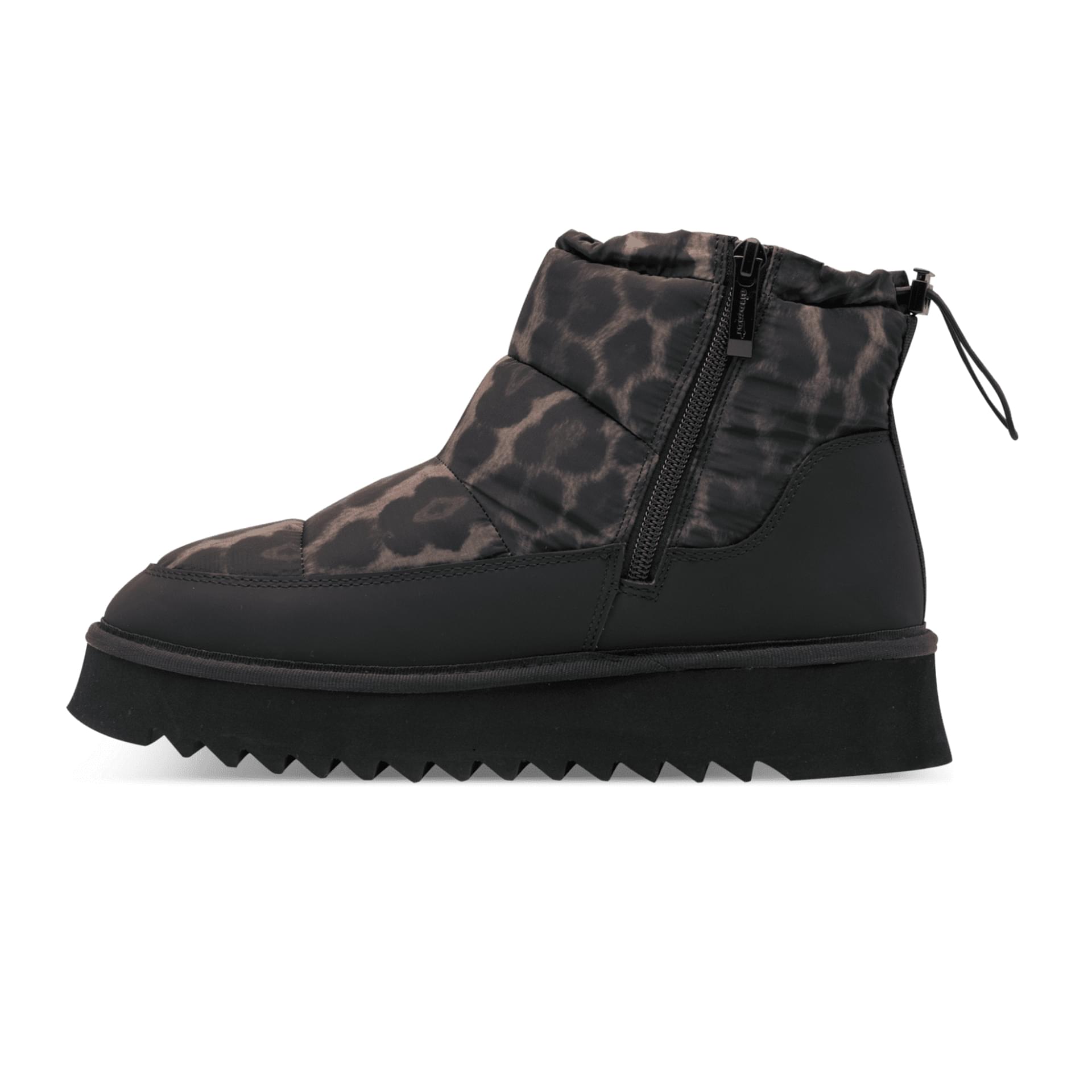 Tamaris Zamora Enkellaarsjes 1-26810-45 in Black/Leopard