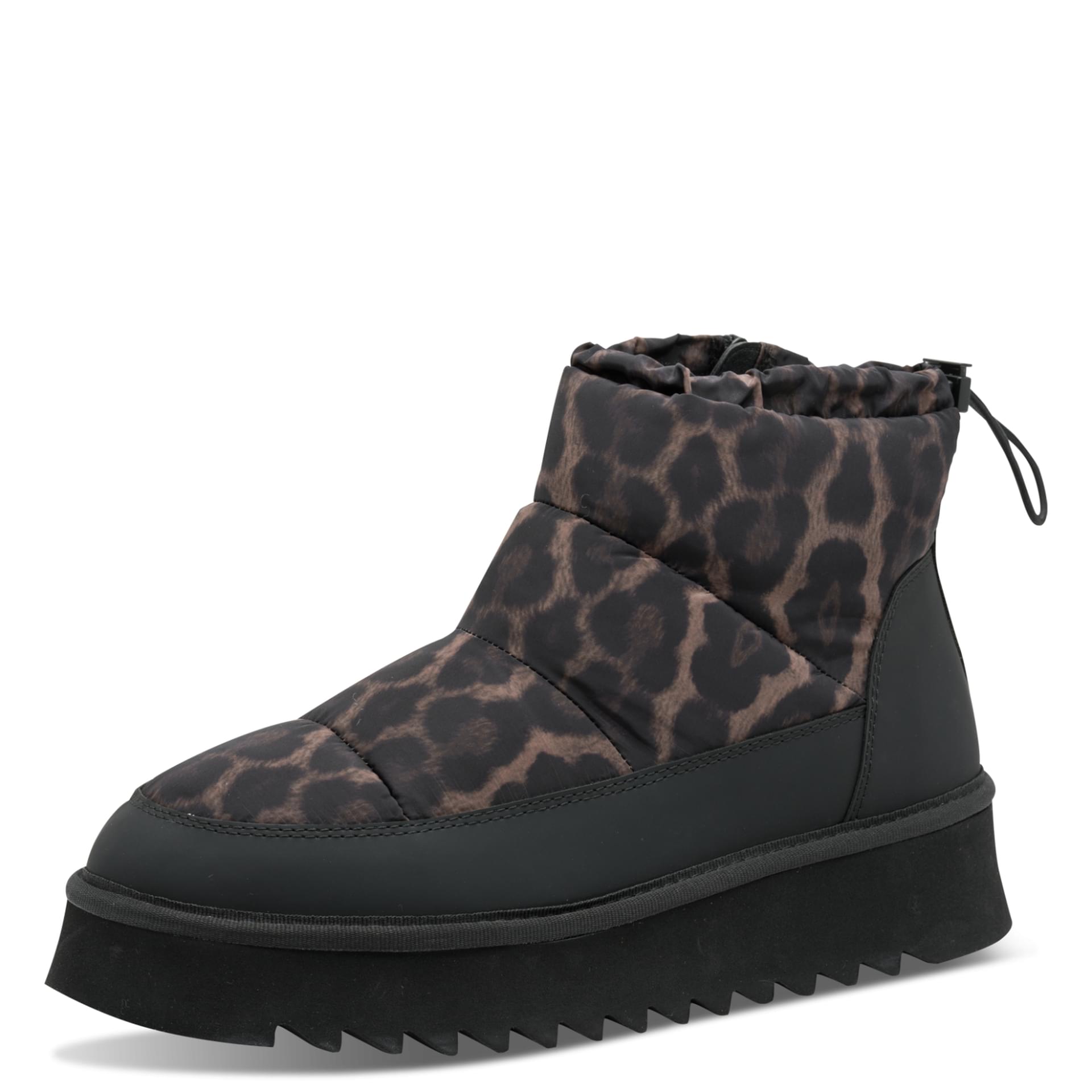 Tamaris Zamora Enkellaarsjes 1-26810-45 in Black/Leopard