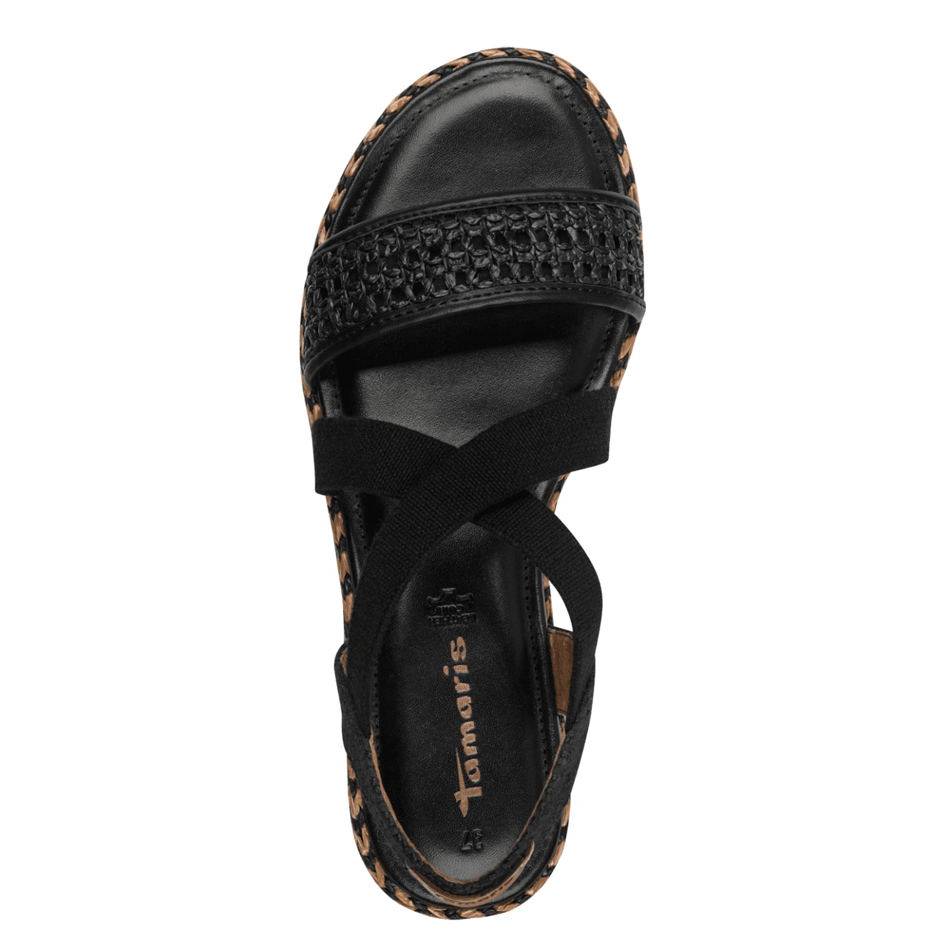 Tamaris Zarima Sandals 1-28110-44 in Black