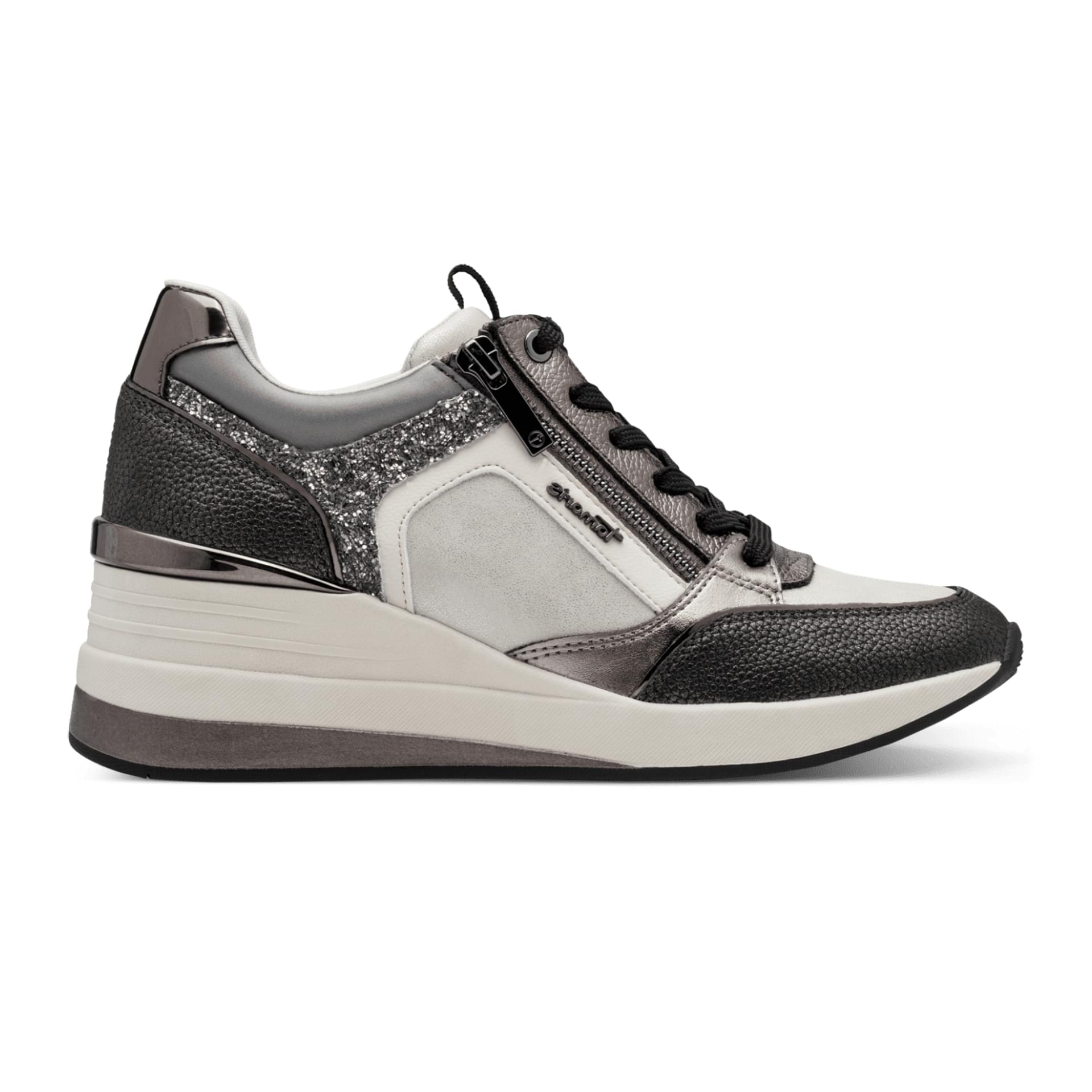 Tamaris Zoe Sneakers 1-23703-41 in Dark Grey Comb