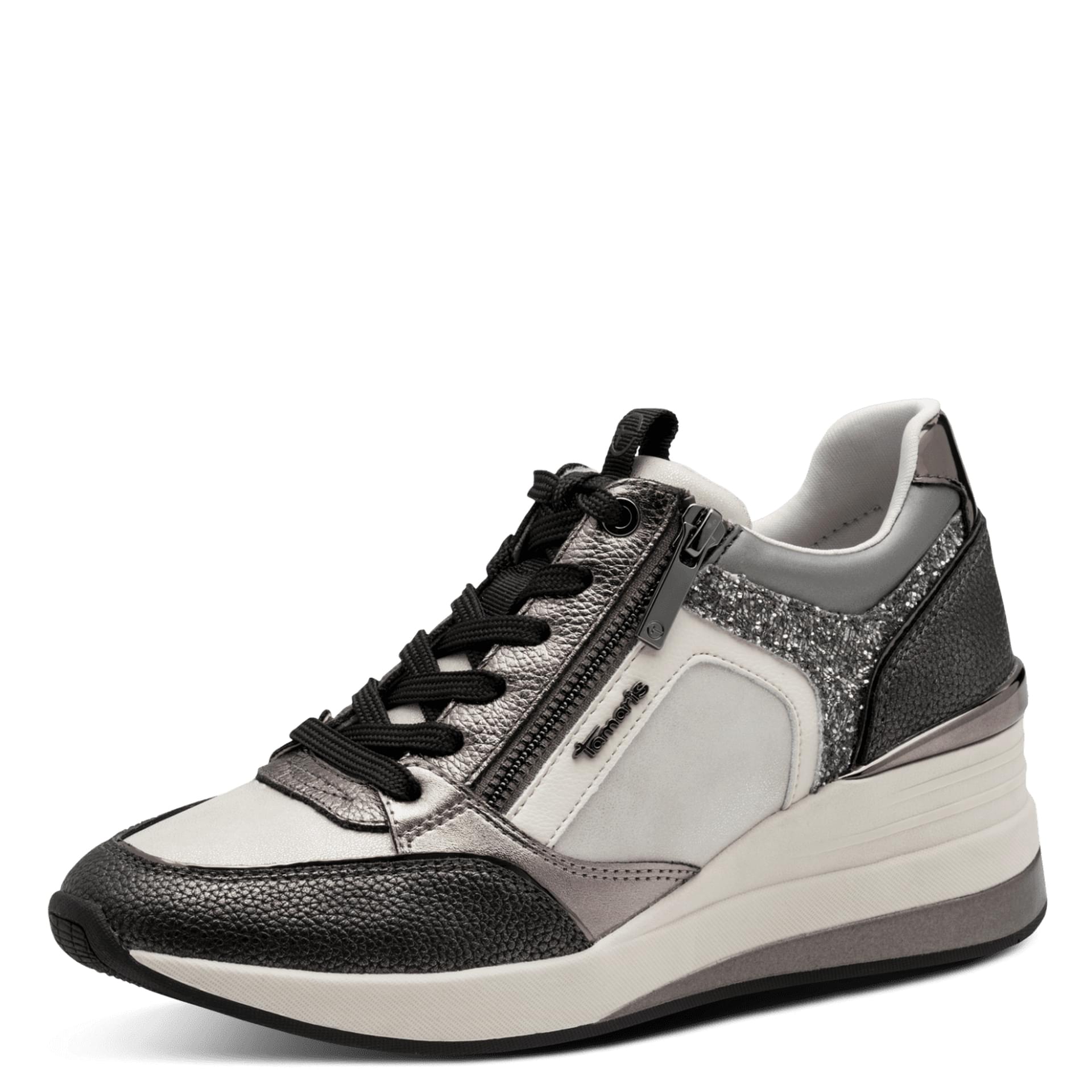 Tamaris Zoe Sneakers 1-23703-41 in Dark Grey Comb