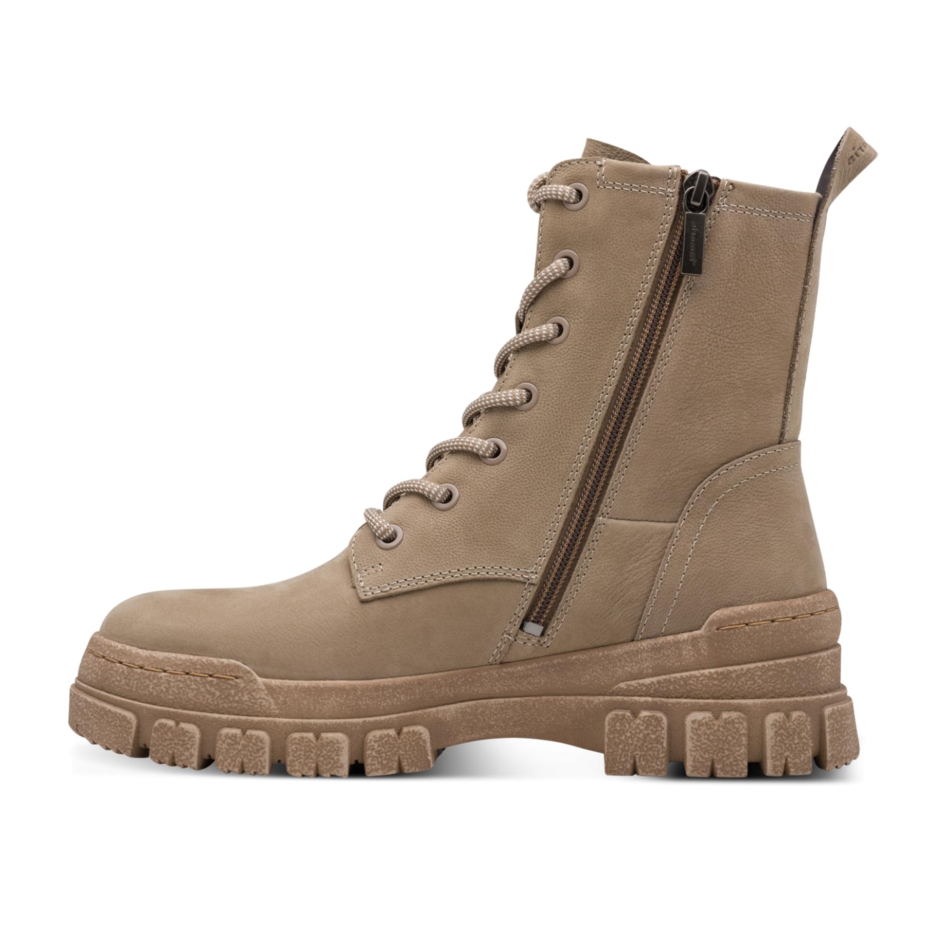Tamaris Zorielle Bottines cuir in Taupe, côté intérieur (SKU 1-25212-47--341)