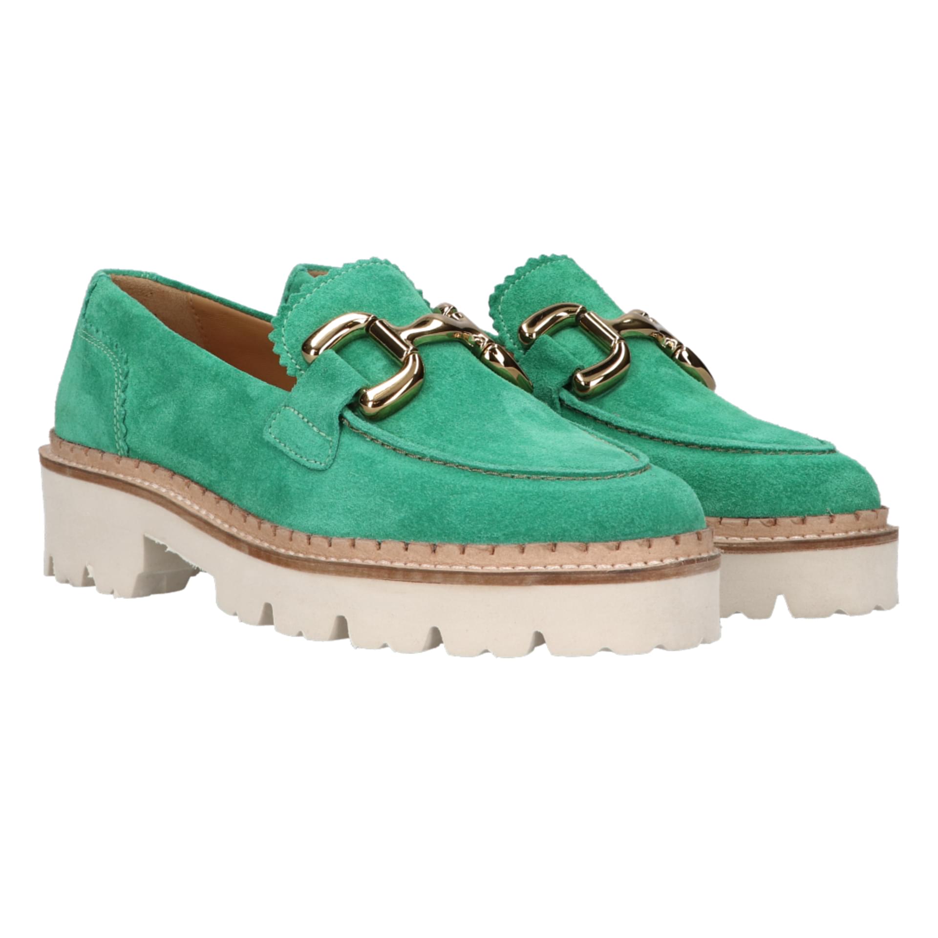 Tango Bee bold Loafers BEE_BOLD_567 in Green