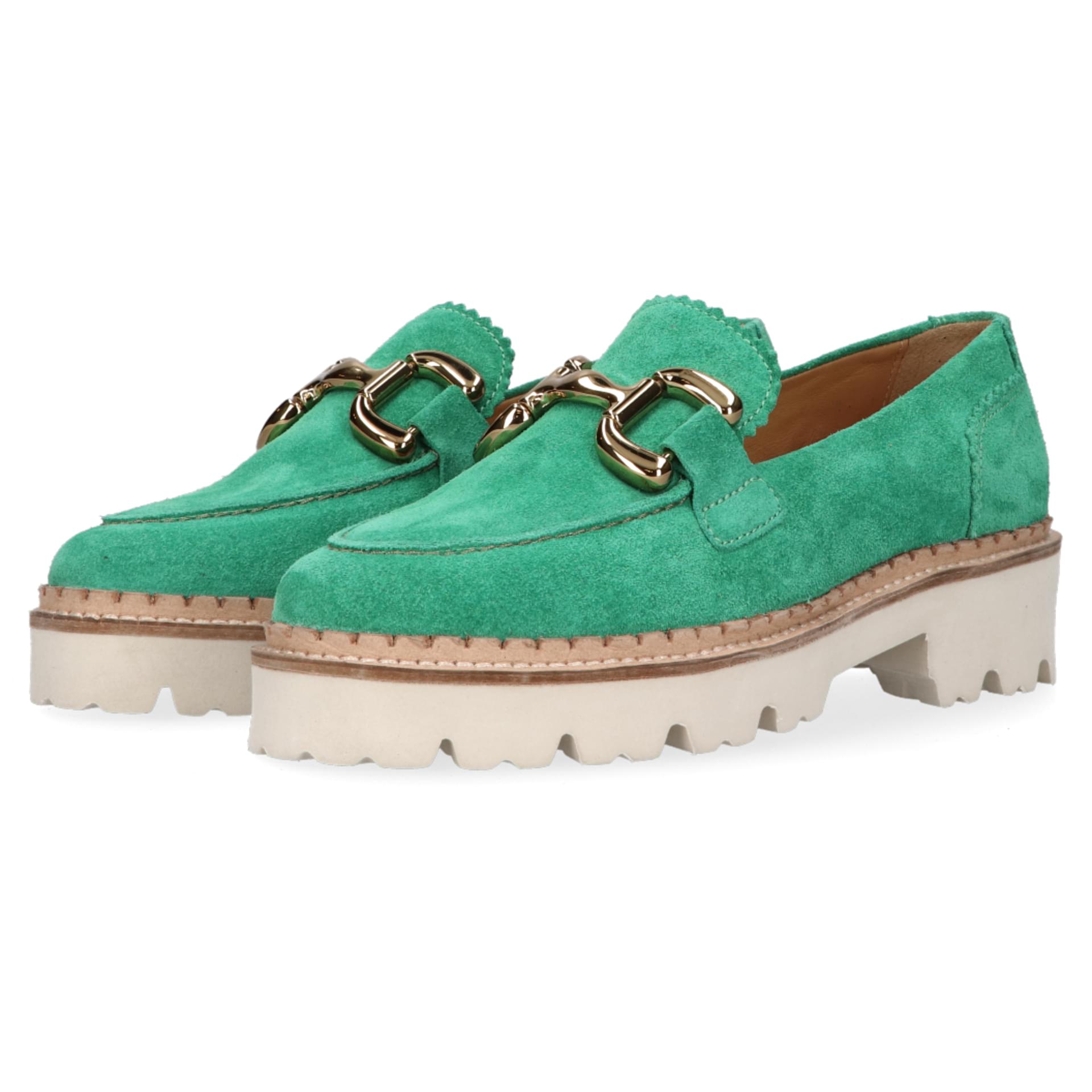 Tango Bee bold Loafers BEE_BOLD_567 in Green