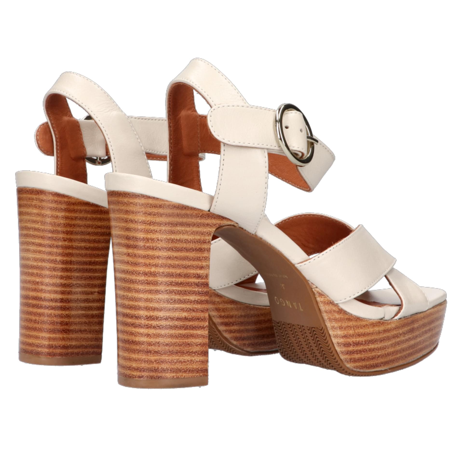 Tango Lou Sandals LOU_3 in Bone White